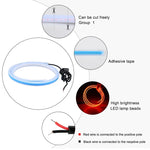 150cm LED Daytime Running Light Scan Starting Car Hood Decorative Lights DRL Auto E additional angle