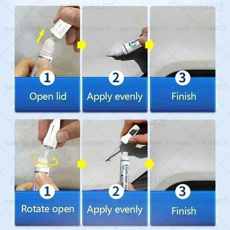 Car Paint Repair Pen for Tesla Model X Y S 3 | 4PCS Scratch Repair Accessories additional angle