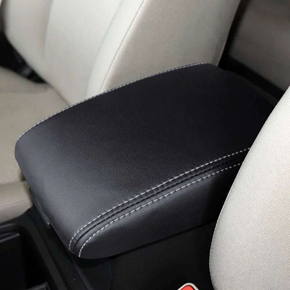 Car Armrest Box Center Console Lid Armrest Cover Interior Accessories PU Leather Cover for Honda CRV 2012 2013 2014 2015 2016
