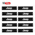 3D Car Emblem Stickers for Jeep Wrangler, Grand Cherokee, Compass | Black Epoxy Decal alternate view