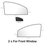 Car Side Window Sun Shade | Magnetic UV Protection Curtains for Privacy and Heat Redu alternate view