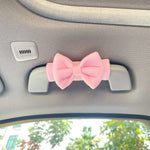 Car Roof Handle Protective Cover Cute Car Decoration Butterfly Bow Roof Armrest Cover