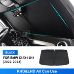 Foldable Sun Umbrella for BMW X1 U11 2022-2023 IX1 | Windshield Sun Shade with Anti-U alternate view