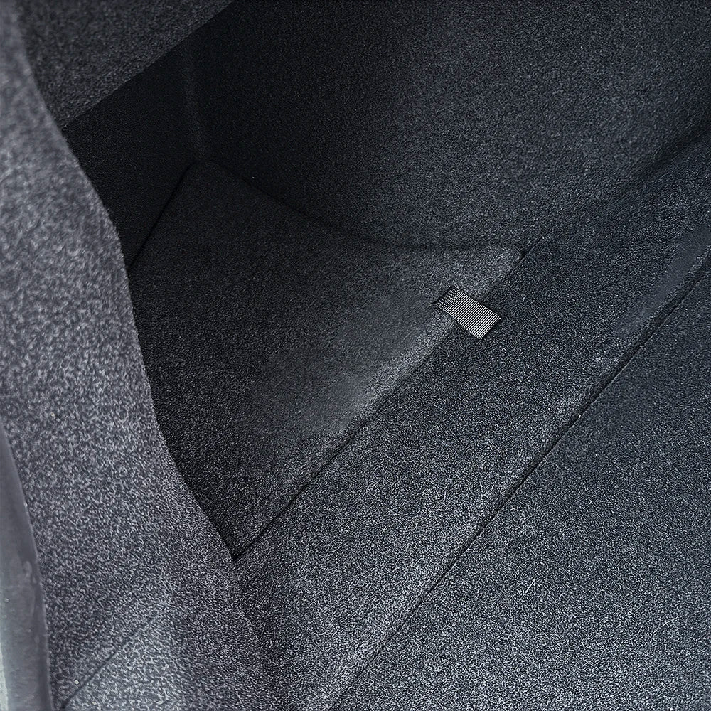 For Tesla Model 3 Highland 2024 Rear Trunk Side Storage Box | ABS with Flocking Lids lifestyle view