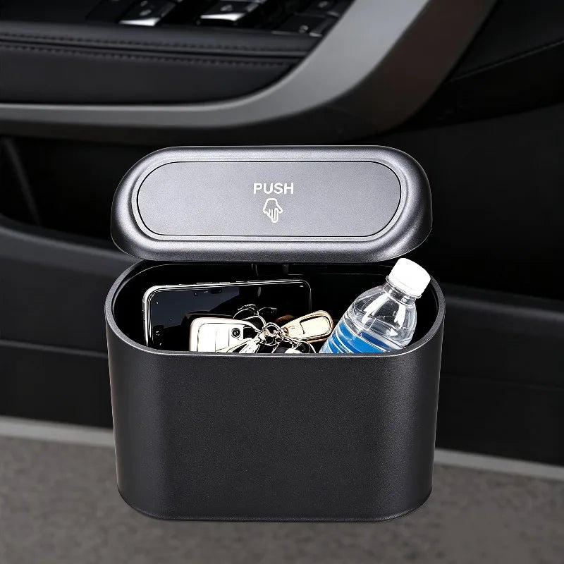Car Trash , Waterproof Hanging Car Garbage Bin, Multifunctional Vehicle Storage Box f lifestyle view