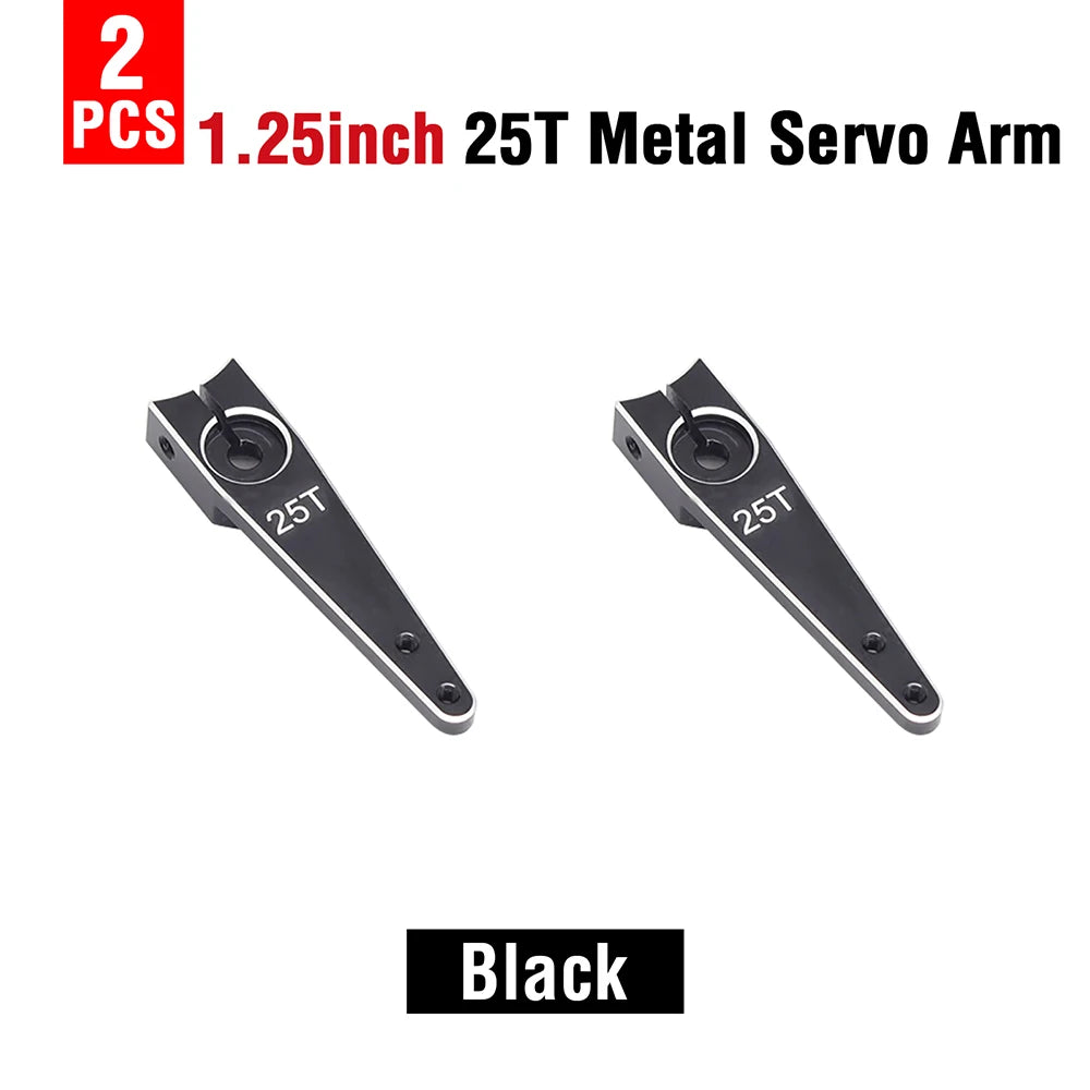 Aluminum Servo Horn Arm 25T for RC Crawler Car close-up view