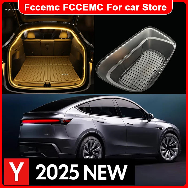 After Trunk Light for Tesla 2025 Model Y Juniper | LED Strip with Magnetic Induction
