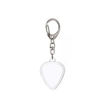 1pc Guitar Pick Holder Keychain - Heart-Shaped with Secure Lid, Durable Acrylic Gui additional angle