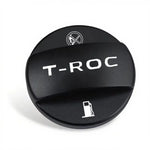 Alloy Car Fuel Cap Oil Box Lid Petrol Tank Covers For Volkswagen VW T-ROC Tiguan Jetta close-up view