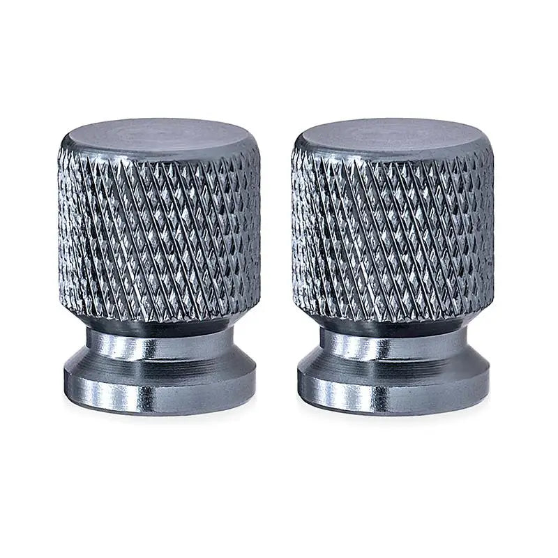 Anodized Aluminum Tire Valve Stem Caps | Universal Wheel Valve Covers for Cars, SUVs, Tr detail view