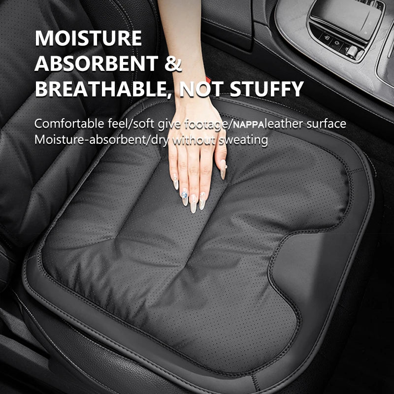 AUTOMECHANIST Car Seat Cover Front Rear Seat Cushion Protector Nappa Leather Soft Seat M detail view