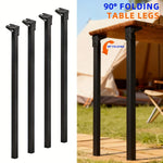 Metal Folding Table Legs, 27.56 Inch (70Cm) Height, Heavy Duty Foldable Desk Legs for Tables, Workbe