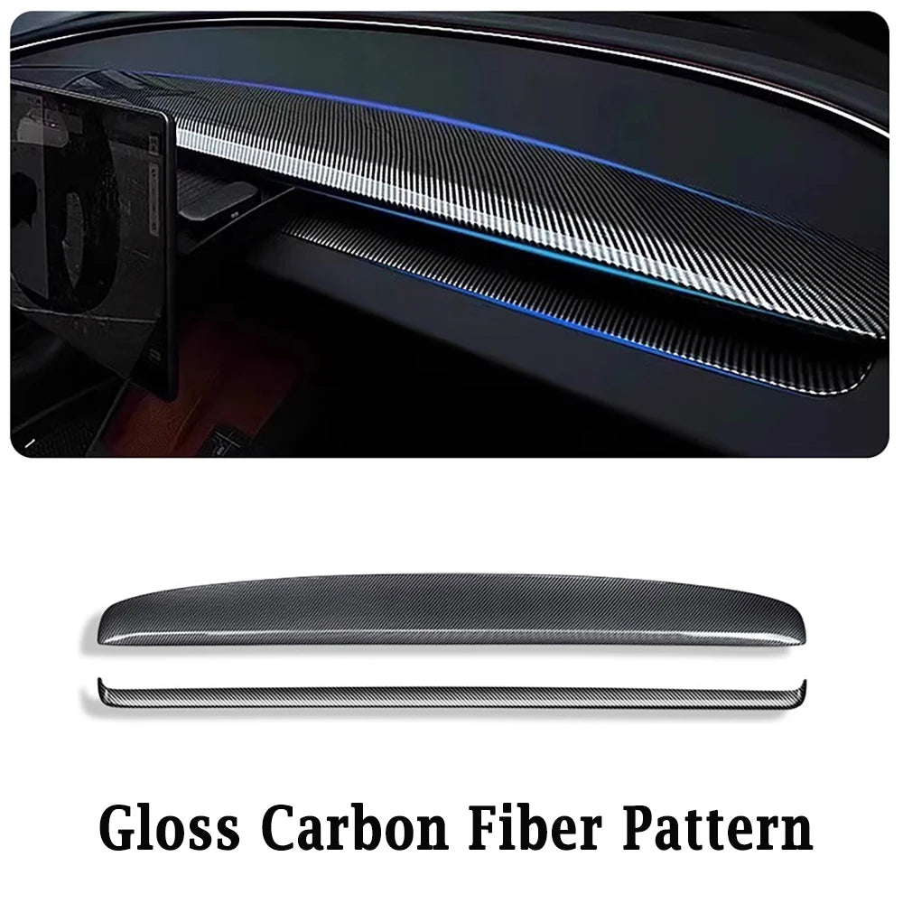 Front Center Console Dashboard Cover Inner Panel Decorative Trim For Tesla Model 3 Hi alternate view