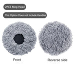 Car Washer Mop Foam Wash Brush Double Brush Head Roof Window Cleaning Maintenance Three-Section Telescopic Mop Car Accessories