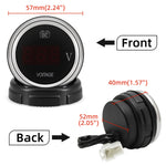 12V 24V 52mm Car Voltmeter Gauge Set | Water Temp Oil Temp Oil Pressure lifestyle view