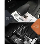 For Genesis G80 DH 2015-2020 Interior Accessories LHD ABS Car Console Gear Shift Knob Head Trim Cover Trim
