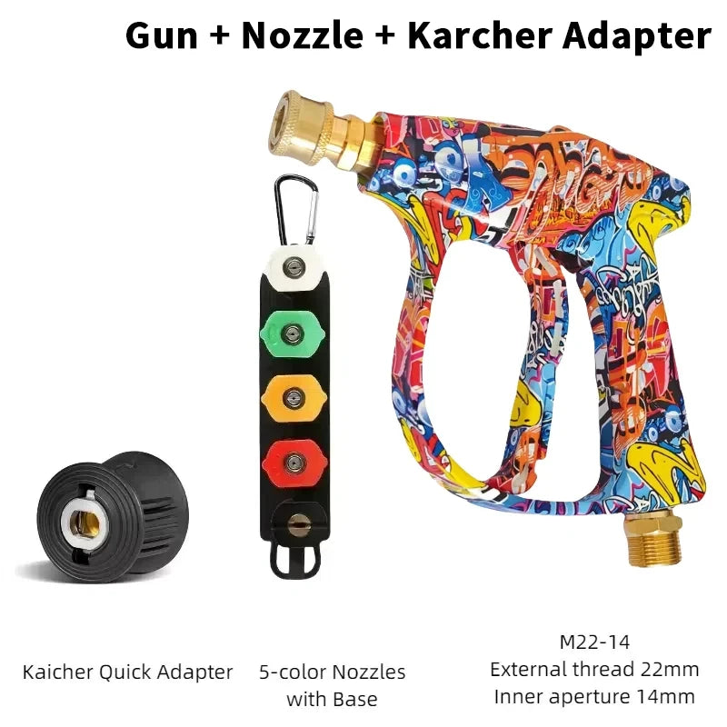 Foam Cannon Kit for Karcher K2-K7 | High Pressure Washer Quick Connect Nozzle & Car Cl close-up view