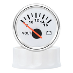 AD Universal 52mm Voltmeter | 8-16V Waterproof Gauge for Car Motorcycle Boat with Red Ba detail view