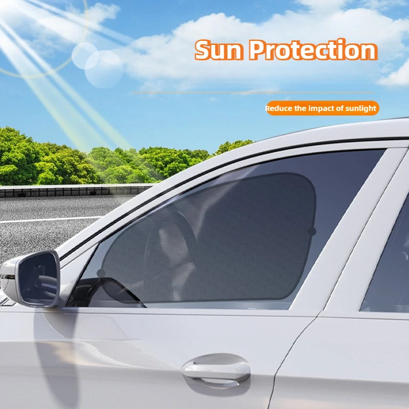 Car Sunshade | UV Blocking Mesh Side Window Sunscreen for Car alternate view