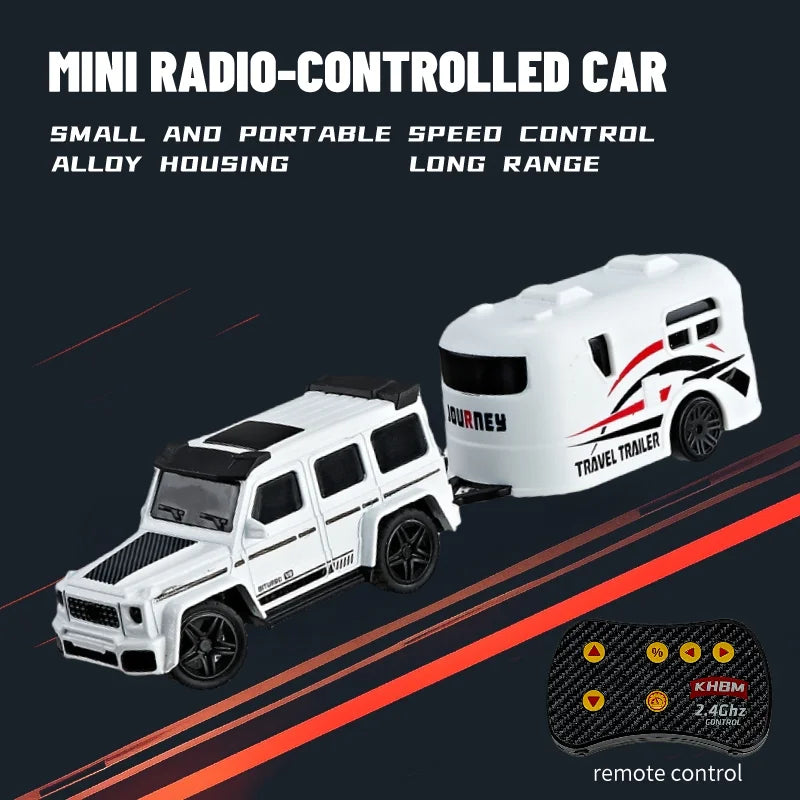 New RC Car MINI Alloy 1/64 Remote Control Car Convenient to Carry 60 Minutes of Work Tim detail view