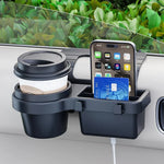 Car Organizer Box with Cup Holder and Phone Slot lifestyle view