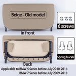 F10 F11 F01 F02 F07 Leather Car Seat Backrest Panel Storage Pocket Cover For BMW 5 7 Ser detail view