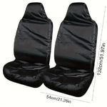 Oxford Cloth 2 Seater Car Seat Cover Dustproof close-up view