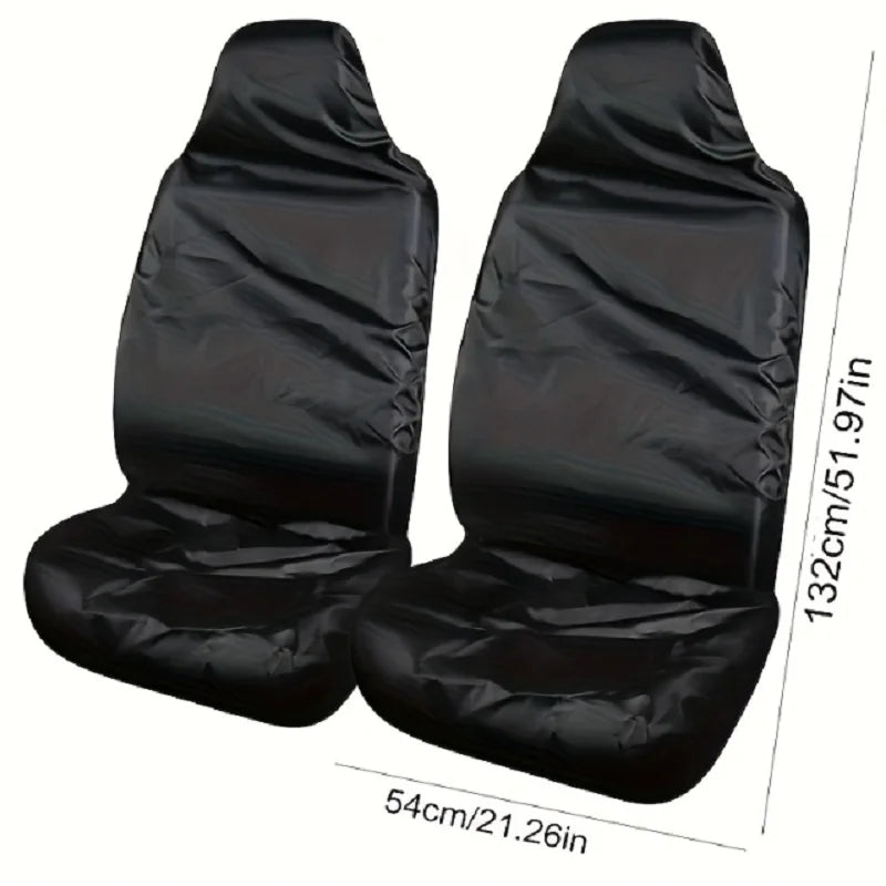 Oxford Cloth 2 Seater Car Seat Cover Dustproof close-up view