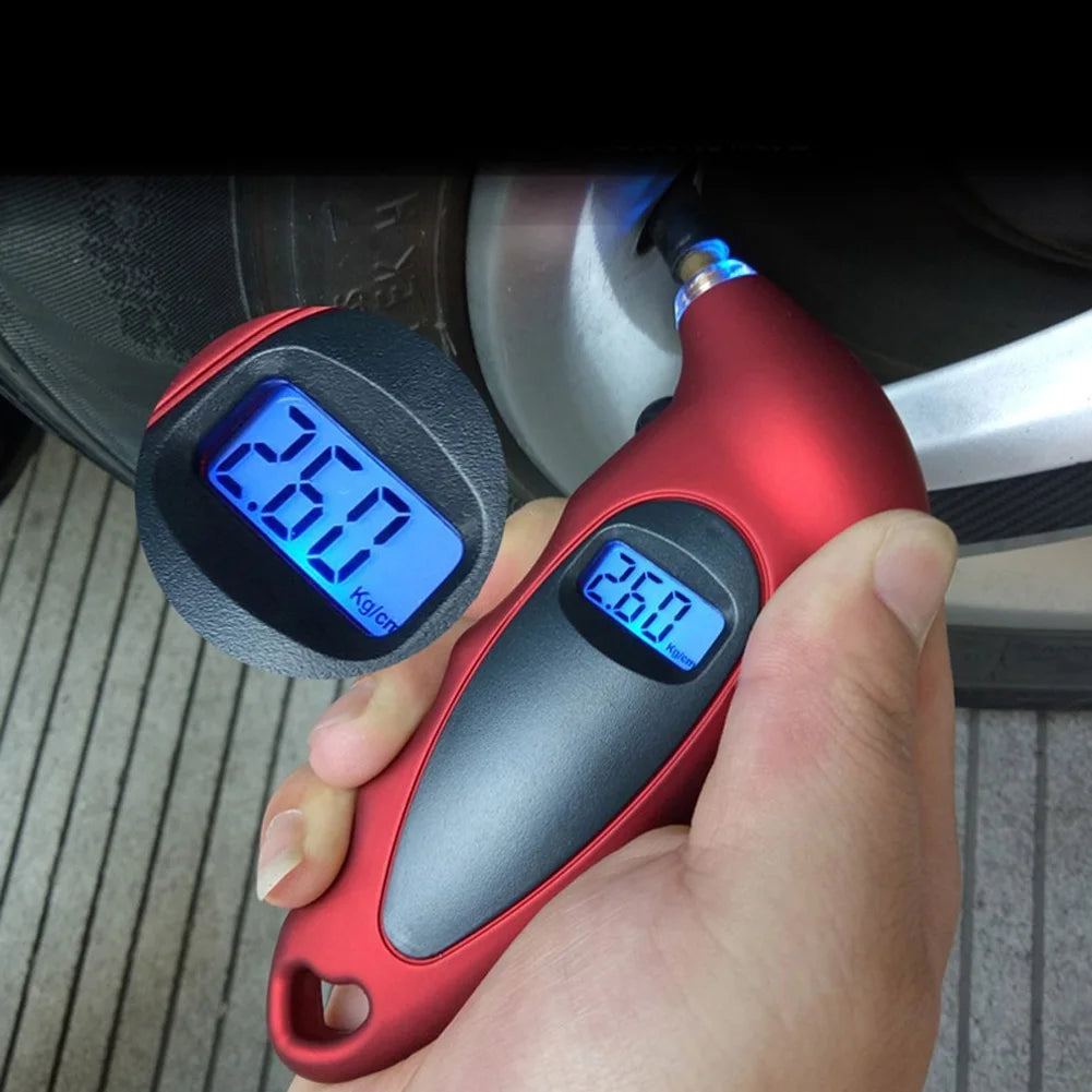 New Tire Pressure Gauge Backlight High-precision Digital Tire Pressure Monitoring Car Tyre Air Press