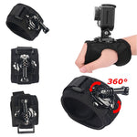 360 Degree Rotation Hand Strap Mount for GoPro 13 12 11 10 9 Hand Glove Wrist Strap Mount for DJI OS