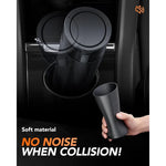 Car Trash Can (with Lid) Auto Dust Organizer with Garbage Bags Small Car Trash Bin Ca lifestyle view