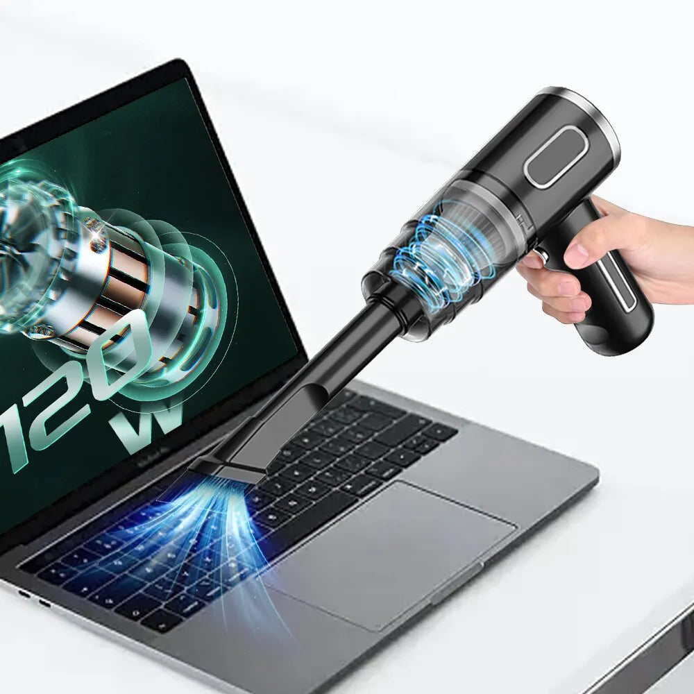 Cordless Handheld Vacuum Cleaner | Portable Car Dust Collector with Large Suction lifestyle view
