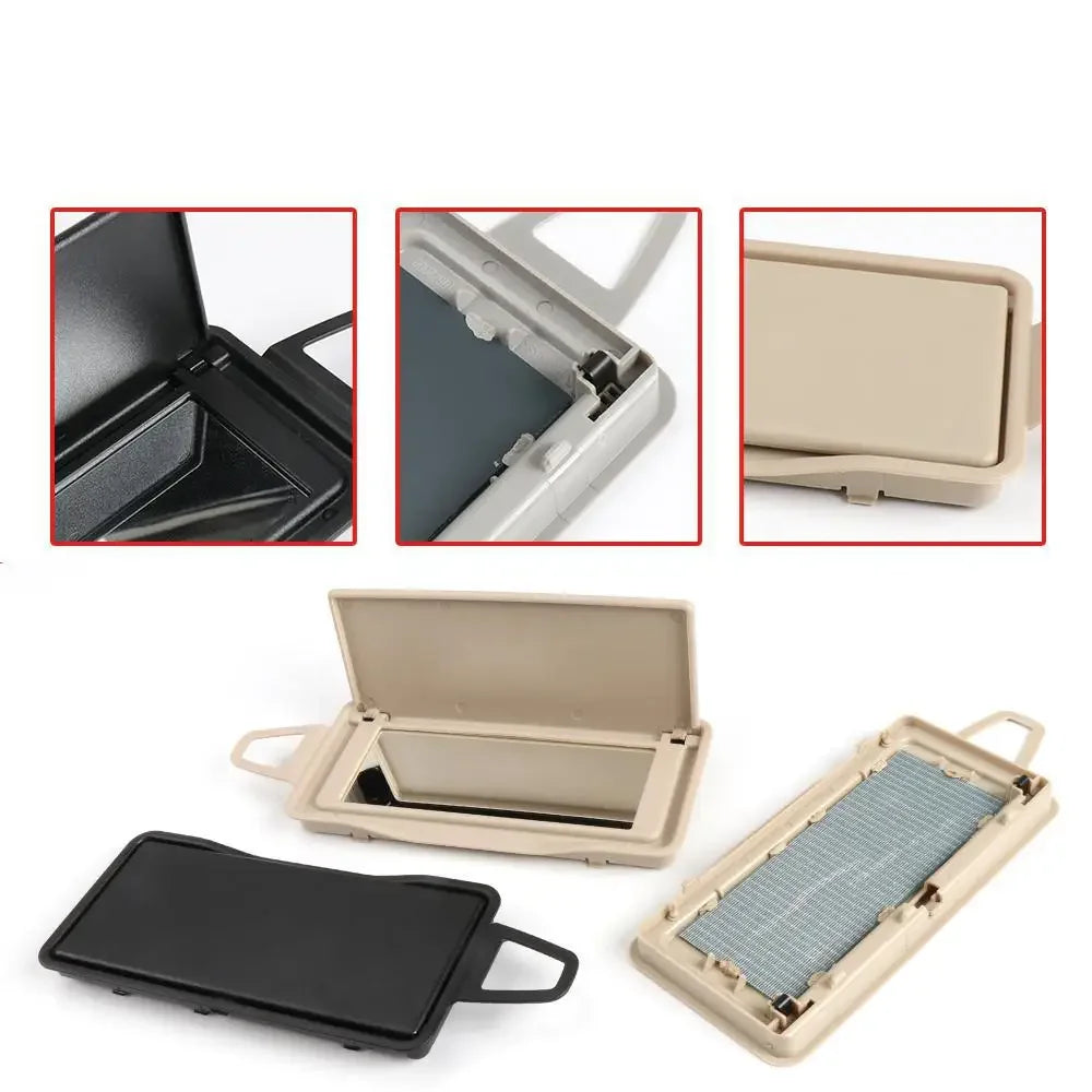 For Mercedes W212 W218 Car Interior Front Sun Shade Visor Makeup Cosmetic Mirror Cover For Benz E Class E200 E250 CLS300