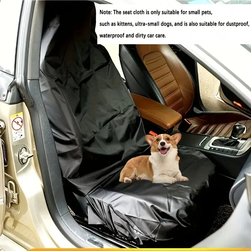 Universal Car Seat Protective Cover Anti-Pollution Black Seat Cover Interior Seat Mat Waterproof Dust Cover Accessories Black