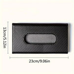 1PC Car Tissue Holder, Sun Visor Napkin Box, Comes with Tissue Paper. Suitable for Al alternate view