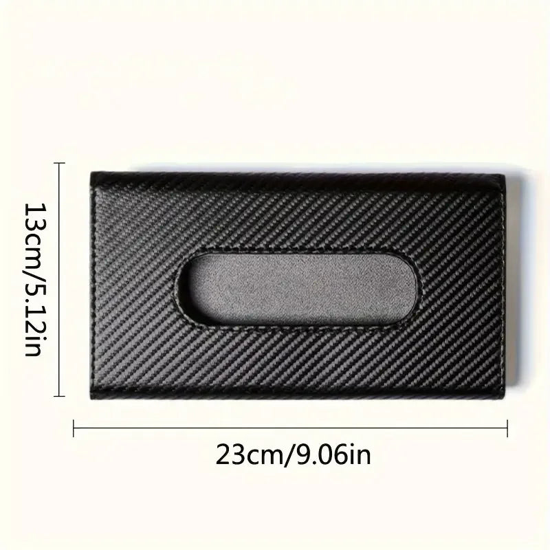 1PC Car Tissue Holder, Sun Visor Napkin Box, Comes with Tissue Paper. Suitable for Al alternate view