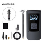 Portable Tire Inflator Air Compressor | 12V DC Rechargeable 150PSI Digital Pump for Car detail view