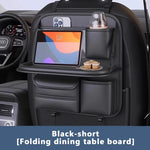 Car Seat Back Storage Bag Organizer with Foldable Table Tray