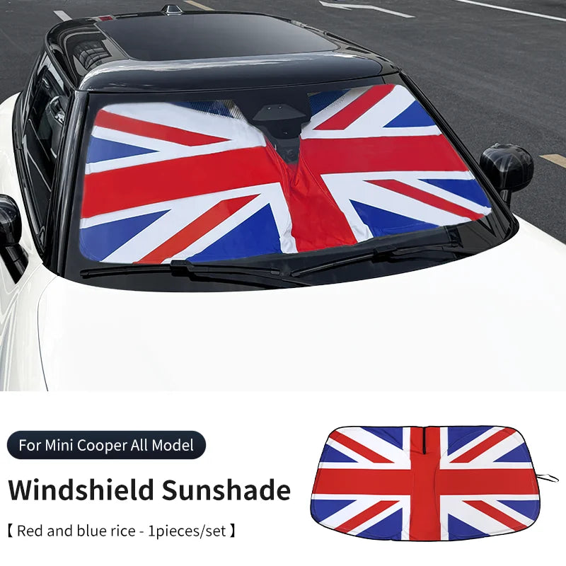 Car Front Windshield Sunshade UV Blocking Cover | For Mini Cooper F56 F60 R56 R60 J additional angle