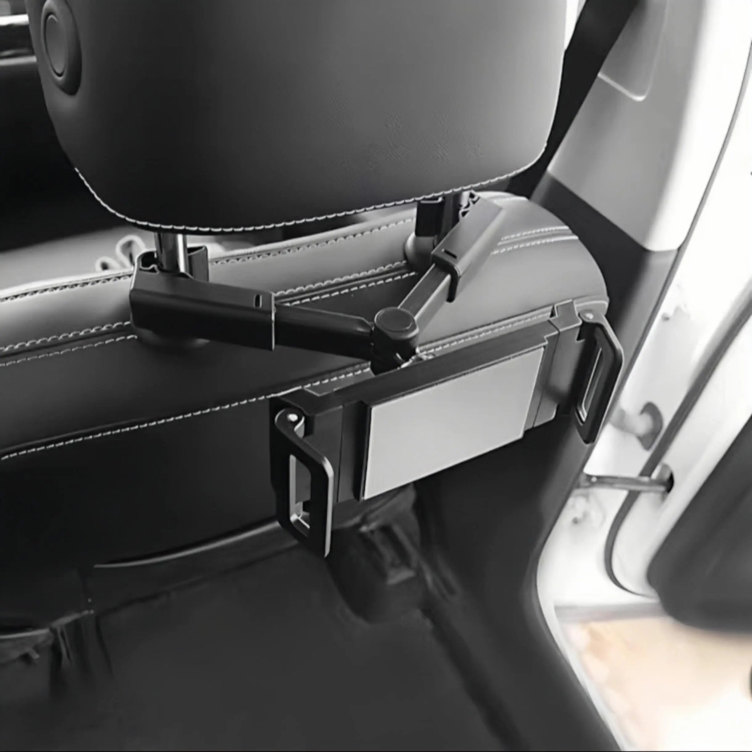 Car Headrest Phone Mount, Universal Rotatable Seat Back Phone Holder for Car Back Seat