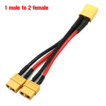 XT60 Parallel Battery Connector Y Splitter 14AWG Silicone Wire alternate view