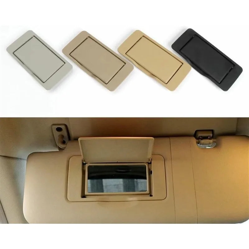 For Mercedes C-Class Benz W203 Sun Visor Shade Mirror Cover Interior Makeup Mirror Cosmetic Mirror Cover Black Beige A2038102110