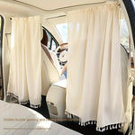 1 pc Car Privacy Partition Curtains Car Front and Rear Anti-Peeping Blackout Curtains Middle Sunshad