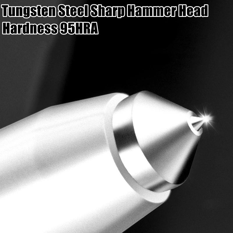 Car Safety Hammer Car Window Breaker Emergency Hammer Seat Belt Cutter Suitable for Ca close-up view