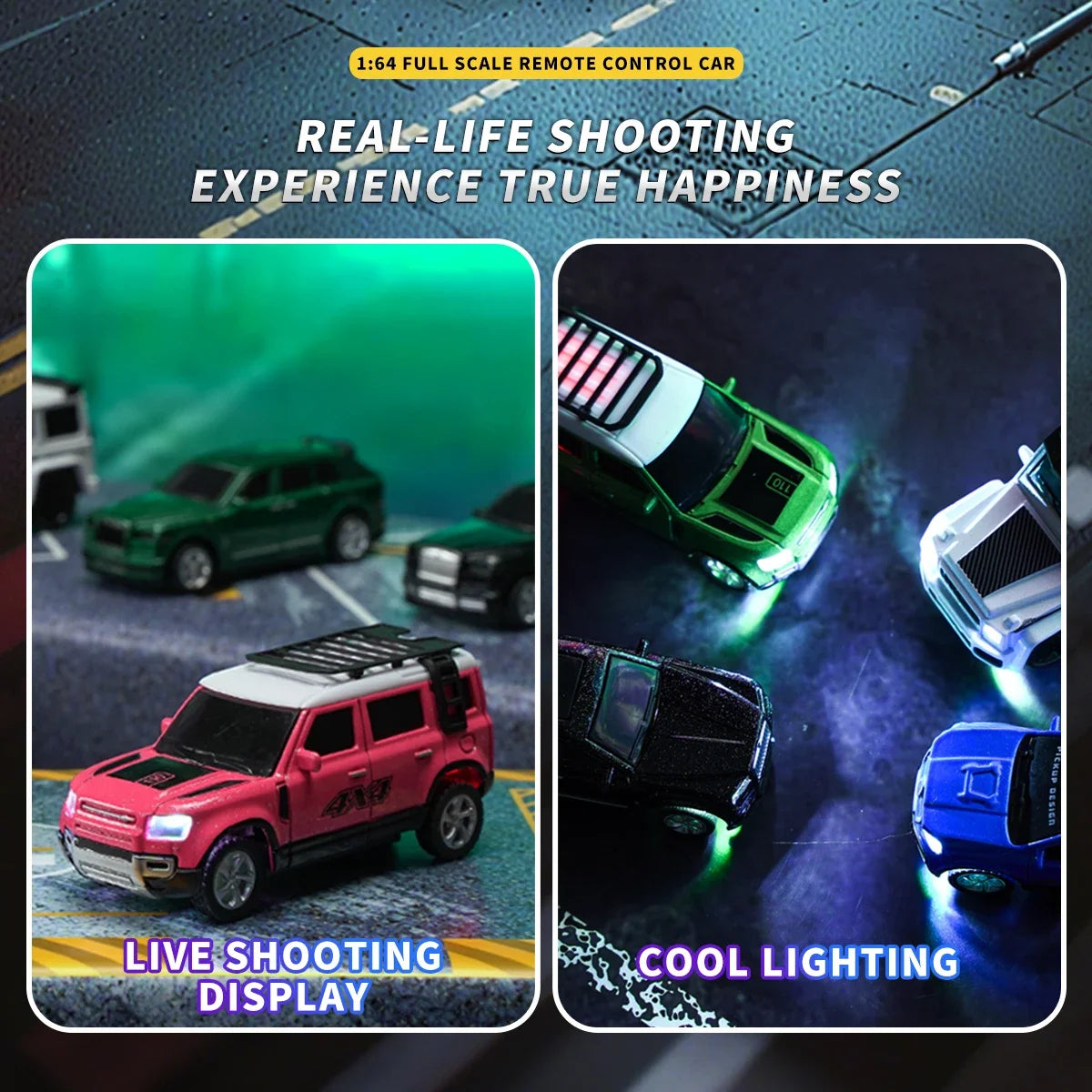 New RC Car MINI Alloy 1/64 Remote Control Car Convenient to Carry 60 Minutes of Work lifestyle view