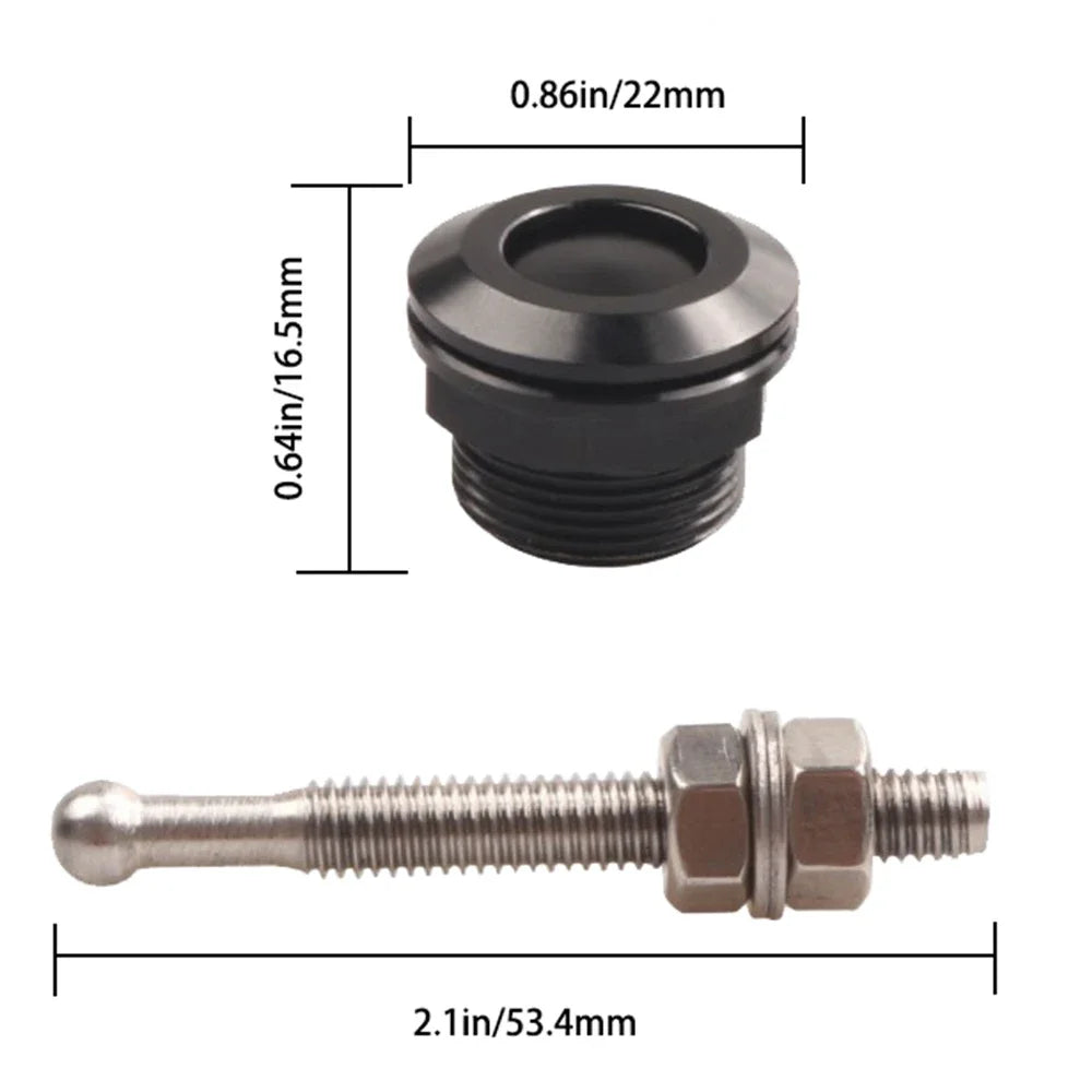 4Pcs Universal 22mm Car Push Button Bonnet Hood Pin Lock Clip Kit Quick Release Latch Engine Bonnets Auto Accessories HL-1001