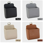 Car Leather Storage Box, Car Air Outlet Hanging Storage Bag, Dashboard, Mobile Phone G close-up view