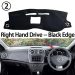 Car Dashboard Cover for Dacia Renault Sandero Stepway II 2 RS 2013-2020 | Anti-Glare Das detail view