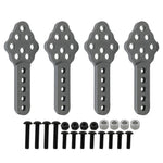 Aluminum Shock Absorber Mount for 1/10 RC Crawler Axial SCX10 90046 90047 D90 D110 additional angle