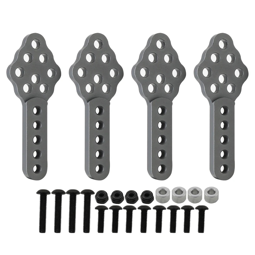 Aluminum Shock Absorber Mount for 1/10 RC Crawler Axial SCX10 90046 90047 D90 D110 additional angle